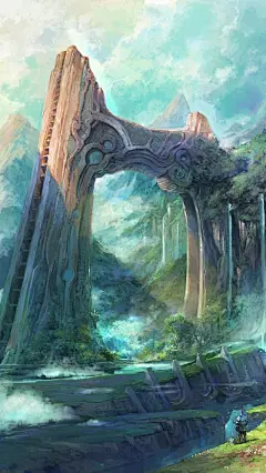 场景插画 壁纸 二次元