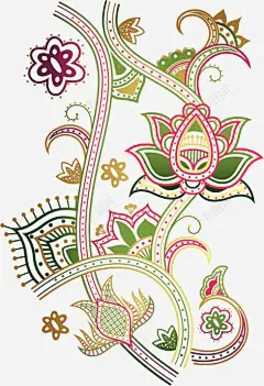 手绘花朵高清素材 底纹 背景墙 花纹 免抠png 设计图片 免费下载