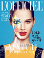 《L'Officiel》杂志荷兰版2014年2月号封面<br/> <br/>模特：阿娜依斯·波略特 (Anais Pouliot)