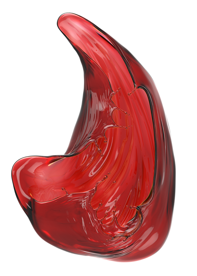 CGI chocolate drople...