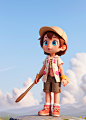 00027-2219356438-3D,masterpiece, high quality best quality,close up,Little girl adventurer,