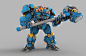 Mechazore cinematic, Kurt Papstein : Character done for the mobile game, Wild Beyond.<br/>- concept: Opus<br/>- pose: Kurt Papstein<br/>- highpoly models / textures / renders: Kurt Papstein