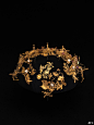 一头金灿灿

Title: Burial Crown
Period: Song dynasty (960–1279) or later
Culture: China
Medium: Gold, rubies, pearls, cat's-eyes, iron
Dimensions: H. 7 1/4 in. (18.4 cm); W. 8 in. (20.3 cm)...展开全文c