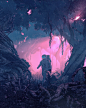 General 1920x2400 beeple astronaut spacesuit 3D digital art artwork jungle walking science fiction surreal environment portrait display