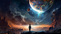 AI绘画_Prompts_60daysoflove_a_boy_watching_in_the_sky_all_the_other_planets_ar_aa7cf900-3e44-4723-9eb6-7f36a643d466_xpanx.com