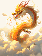 victoria86_Chinese_dragon_full_body_auspicious_clouds_gentle_ye_c9b1b69b-c928-4021-84f5-aad803445400