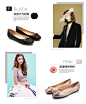 fed新款春秋圆头羊皮浅口女鞋 甜美蝴蝶结套脚平底鞋1884150-tmall.com天猫