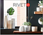 Amazon.com: Rivet Mid-Century Ceramic Planter with Stand, 18.9"H, White: Home & Kitchen