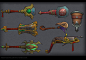 Weapons from World of Warcraft , First Keeper : Various weapons I did for World of Warcraft