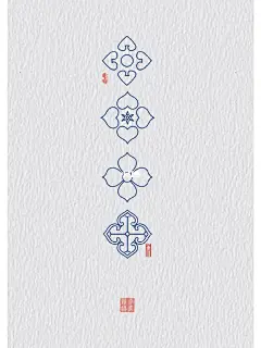 传统图案纹样‖柿蒂