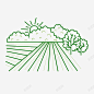 农业农田植物形图标矢量图 UI图标 设计图片 免费下载 页面网页 平面电商 创意素材