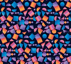 几何形状,背景幕,四方连续纹样,黑色背景,活力,华丽的,纺织品,浪漫,植物