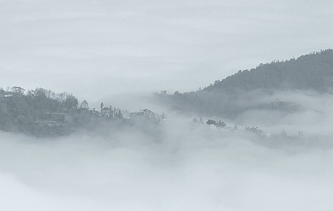 雾气意境风景唯美图片