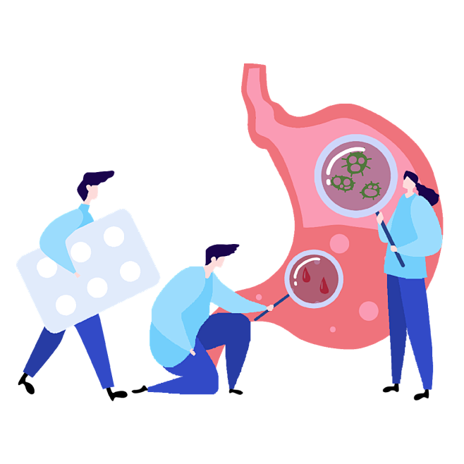 千库网_胃肠健康检查医疗扁平风格人物_元...