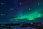 北极光,冰岛,北极点,极光,自然,太空,水平画幅,无人,浪漫,冰