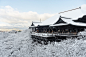 清水の舞台 - 清水寺 ／ Kiyomizu-dera Temple 
雪化粧を纏った清水寺の美しさは圧倒的であった。(2048×1365)