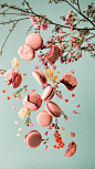 Floating Macaron - 台湾摄影师 Chang Chia Chen 作品：飞舞的马卡龙 http://paper.ipad.ly