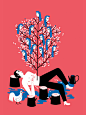 A Simple Story : An illustrated series inspired by the book A Simple Story by S.Y. Agnon. This series was created for Sipur Pashut bookstore in Tel-Aviv, and is presented there as part of the annual Illustration Week events.
