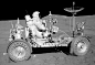 Apollo 15 LRV driven by Commander Dave Scott