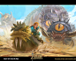 breath of the wild 1, Tyler edlin : Inspired by the recent trailer, not anything taken quite literally just my take. I want to paint one of these a week till the release of the game on march 3rd. 
CGMA course overview: https://www.youtube.com/watch?v=dYRu