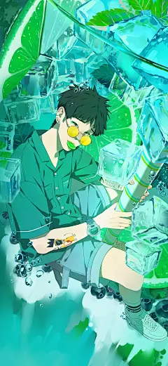 抽空画自己 （虚拟彩虹篇）《七色》 | 孙无力 - 原创作品 - 涂鸦王国插画