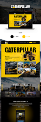 Página web Caterpillar : Propuesta web site para caterpillar