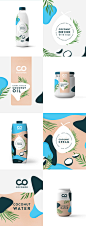 品牌包装椰子插图清洁平极小椰子水椰奶椰子油-1.jpg