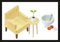 手绘家具家电   - 源文件下载【酷图网】手绘家具家电,卡通家具家电,插画家具家电,手绘素材,插画素材,
