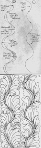 Luann Kessi ~ Filled spine feathers #doodle: