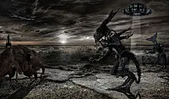 结束时间, 未来, Walpurgisnacht, 战斗, 科幻小说, 不明飞行物, 战斗机, 外星人