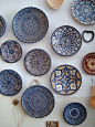 Moroccan pottery: 