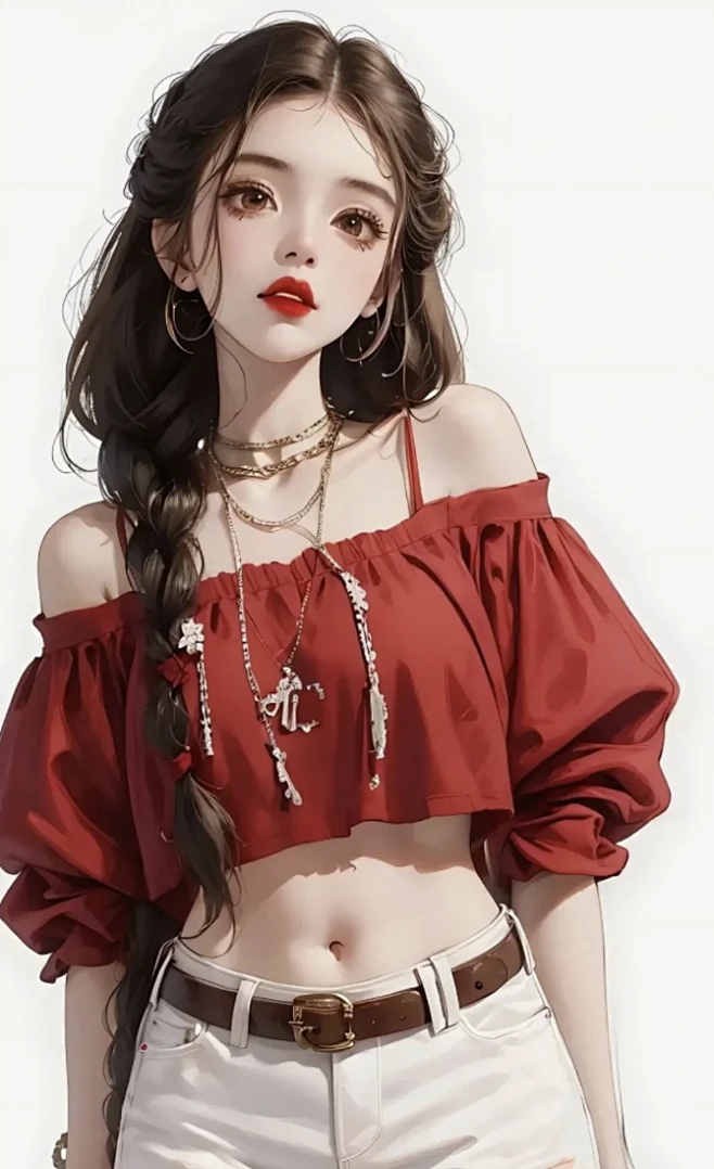 气场全开｜妥妥的御姐范儿，又美又飒超有魅力～图片_设计 - 插画原画师图片素材-花瓣网