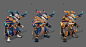 Battlerite Concept Art: Lunar Beast Ruh Kaan, Viktor Blomqvist : My fav Battlerite champ. Working on an outfit for Ruh Kaan was awesome. The 3D model that you see in-game was made by Sofia Hansson, which you can see here: https://www.artstation.com/artwor