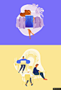 20个人物网络办公和移动应用插图 Brave Illustrations模板UI设计