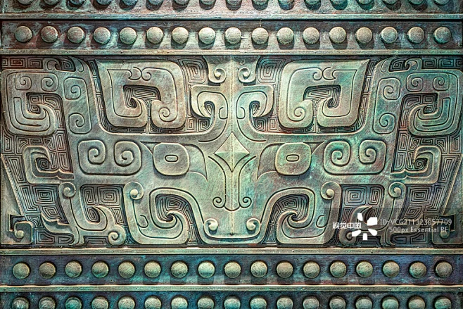 古代青铜器花纹纹饰图片素材-花瓣网