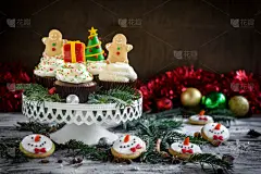 贺卡,空的,蛋糕,多样,食品,霜,糖果,甜点心,甜食