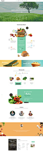 organici 食品网站设计，来源自黄蜂网http://woofeng.cn/