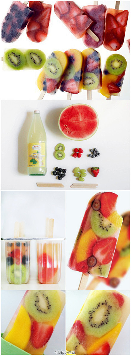 DIY 水果冰冰棒