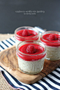Raspberry Vanilla Rice Pudding w/ Coconut Milk