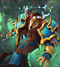 CGwall游戏原画网站_魔兽世界TCG卡牌原画