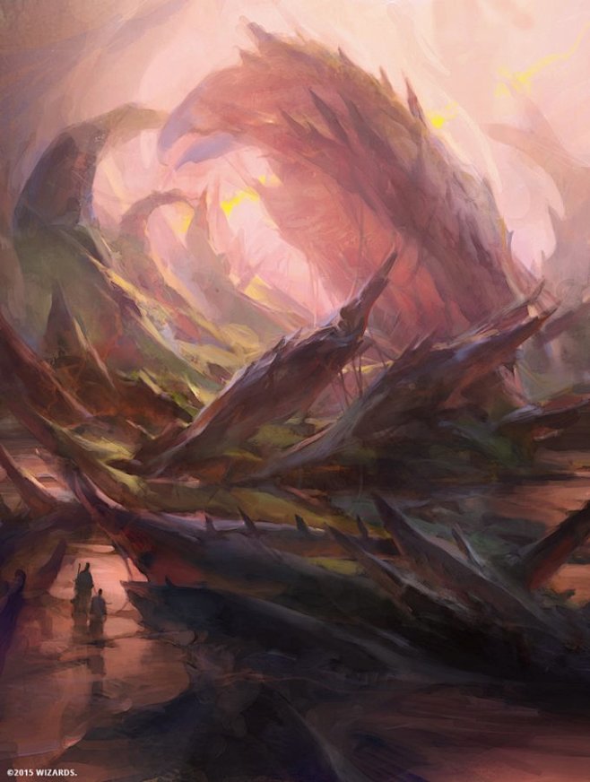 zendikarexpedition赞迪卡宝藏卡原画合集905x1200卡牌原图旅法师营地