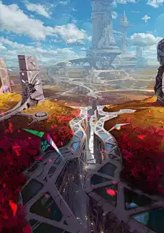 Razer机械科幻场景作品欣赏_ACG插画_幽客社