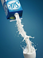 喜欢牛奶的广告，因为总是很细腻有质感。