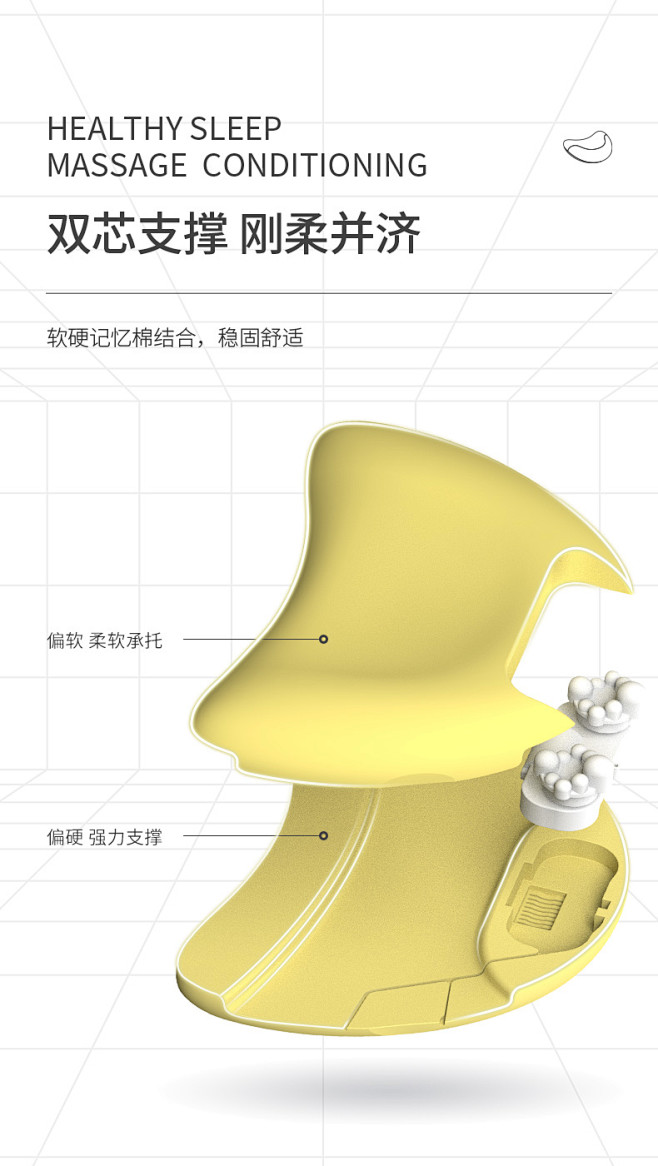 颈椎按摩器颈部肩部腰部多功能揉捏电动仪脖...