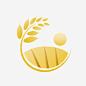 麦穗logopng免抠素材_新图网 https://ixintu.com 麦穗 logo 黄色 商业 麦穗logo