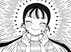 来自 タヤマ碧 的少女黑白线稿作品，流畅的线条感与人物动态

#绘画参考# #绘画# ​​​​