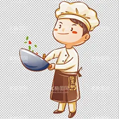 卡通厨师  - 源文件下载【酷图网】卡通厨师,免扣厨师,主厨,主厨推荐,厨师长,厨子,厨师免扣,厨师简笔画,炒菜,简笔画,