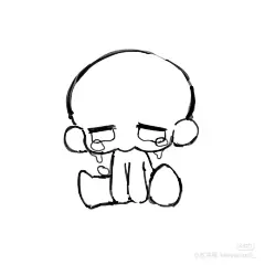 画了个三毛～【模板绘画】