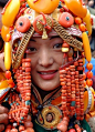 In ceremonial attire, Tibet