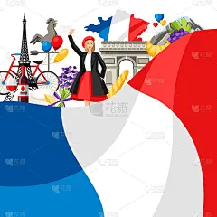 法国背景设计